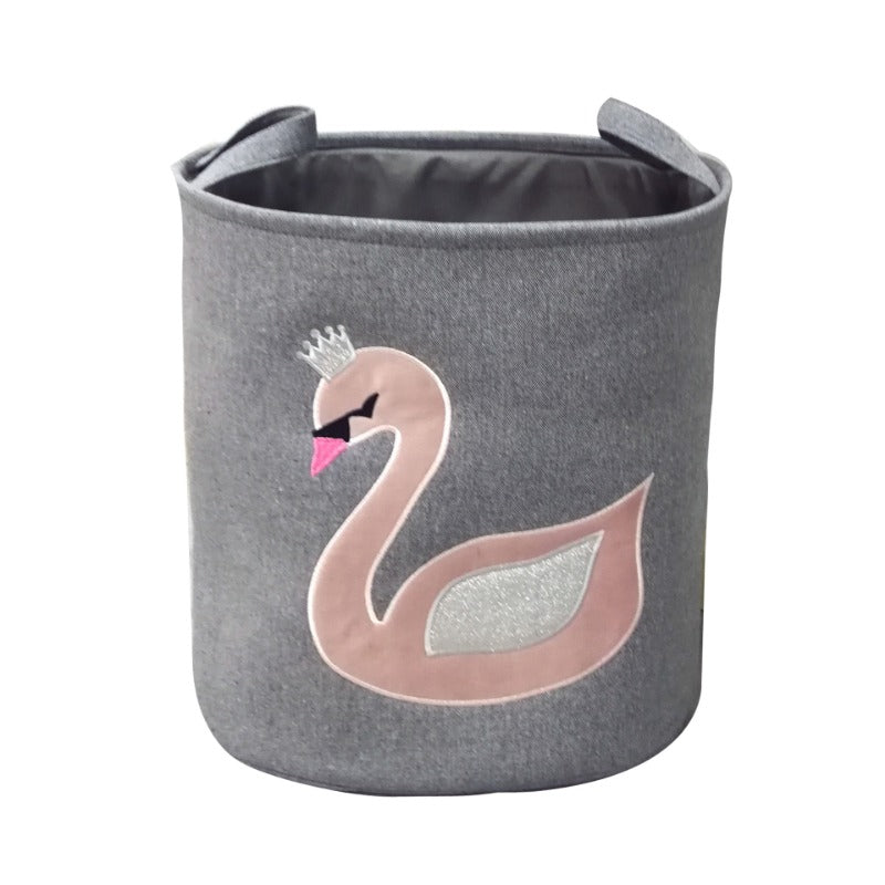 Wholesale Canvas Cartoon Pattern Clothing Storage Box